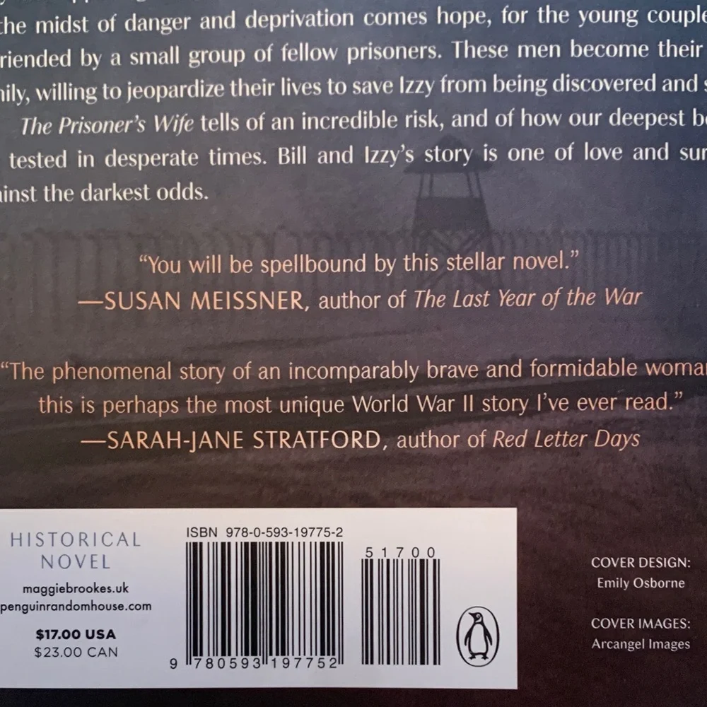 The Prisoner's Wife by Maggie Brookes - Elegant Blue Cover Book - Picture 8 of 8